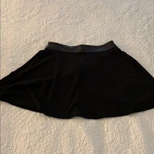 Black skater skirt